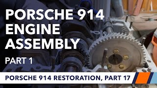 Porsche 914 18L engine assembly part 1 [upl. by Wilow]