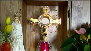 LIVEEUCHARISTIC ADORATION FROM 3LTV CHAPPEL VIENNA AUSTRIA [upl. by Bonnie175]