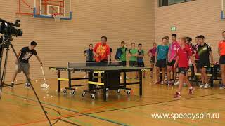 Table tennis technics training with Li Xiaodong part one FHD [upl. by Clifton]