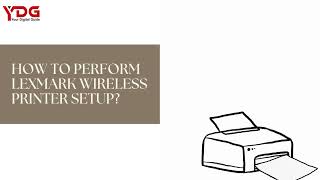 Lexmark Wireless Printer Setup  StepbyStep Process [upl. by Burwell]