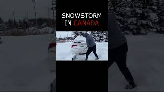 SNOWSTORM IN CANADA INDERCANADA2020 snowstorm canada shorts short [upl. by Ahseer271]