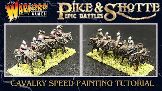 How to speed paint Warlord Games Epic Battles Cavalry [upl. by Nolahp]