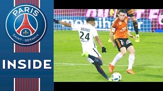 INSIDE  LORIENT VS PARIS SAINTGERMAIN [upl. by Demaggio]