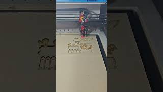 Redsail Laser Machine DIY Engraving and Cutting Wooden Teachers Day Bouquet [upl. by Abraham]