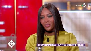 Naomi Campbell  invitée exceptionnelle   C à Vous  04032019 [upl. by Arimihc234]