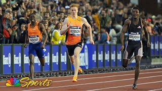 Charlie Dobson SPRINTS to mens 400m title at the Brussels Diamond League Final  NBC Sports [upl. by Noe208]