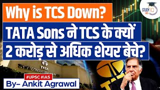 Why TCS Shares Fell 3 in Early Trade  Will It Fall or Recover  Stock Market [upl. by Drusy]