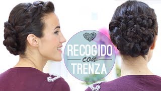 Recogido de trenzas romántico [upl. by Suoivatnom]