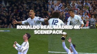 Ronaldo Real Madrid 4k scenepack [upl. by Kremer125]