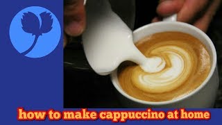 How to make cappuccino at home [upl. by Ahsimaj]