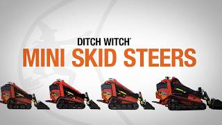 The Powerful Ditch Witch SK1550 Mini Skid Steer [upl. by Dnilasor]