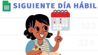 Listar DÍAS HÁBILES entre dos fechas en Google Sheets y Excel con WORKDAY DIALAB [upl. by Joscelin]