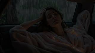 Camping Car Window Rain Sounds for Sleeping and Thunder Sounds to Sleep Fast [upl. by Tomasina942]