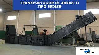 TRANSPORTADOR DE ARRASTO TIPO REDLER  COMPMETAL [upl. by Namara]