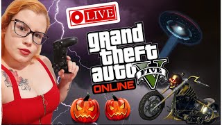 LIVE GTA 5 ONLINE EVENTO HALLOWEEN 🎃😜 [upl. by Noira892]