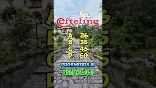 Hoeveel Traptreden Heeft Doornroosjes Kasteel in de Efteling 🍄🏰✨efteling shorts [upl. by Ajay188]