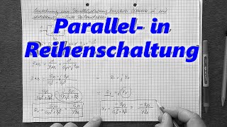 Komplexe Wechselstromrechnung Parallel in Reihenschaltung umrechnen [upl. by Annmaria295]