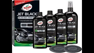 Turtle Wax Jet Black Kit Detailing Demonstration amp Review [upl. by Bohi]