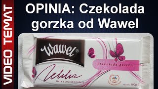 Czekolada gorzka bez cukru od Wawel  Opinia [upl. by Petes]