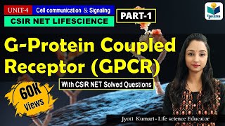 GPROTEIN COUPLED RECEPTOR PART1  GPCR  CSIR NET CELL SIGNALING [upl. by Ettenowtna]