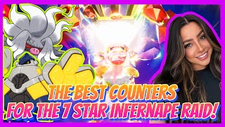 The BEST Counters To EASILY Beat The 7 Star Infernape Raid  Pokemon Scarlet amp Violet [upl. by Oninrutas]