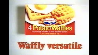 Birdseye Potato Waffles advert  1993 [upl. by Deane]