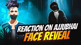 REACTIONS ON AJJUBHAI FACE REVEAL  TOTAL GAMING [upl. by Ydassac]