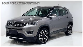 JEEP COMPASS LIMITED 20 FLEX 2020 em detalhes  RB Motors Santos SP [upl. by Hathcock]