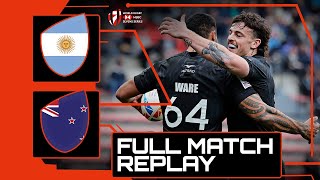 Mens Cup Final 🏆  Argentina v New Zealand  HSBC France Sevens Rugby [upl. by Anma]