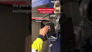 Plate heat exchanger assembly using the alkitronic® ECR 80 shorts [upl. by Fruma]