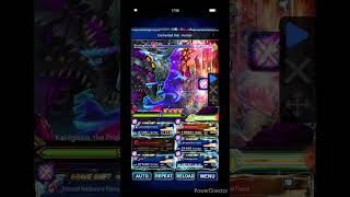 FFBE  Clash of Wills 35 Evil Deity of Unknown Origin KorTyrannis Rank 1 4 Turns Each Wave [upl. by Afinom253]