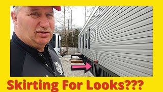 Mobile Home Skirting Ideas [upl. by Lrig]