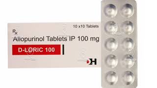 D LORIC 100 Tablets Allopurinol Tablets IP 100 mg [upl. by Rubinstein]