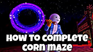 How to Complete Corn Maze in Royale High  corn maze 2024 [upl. by Nahij]