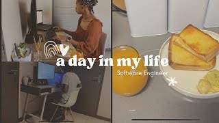 A DAY IN A LIFE OF A SOFTWARE DEVELOPER  WORKING FROM HOME [upl. by Eng]