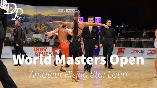 Tristan Geiger amp Catherine Pisarenko  2024 World Masters Open  Amateur Rising Star Latin  Rumba [upl. by Assenov]