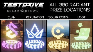 All 380 Radiant Prize Locations  Test Drive Unlimited Solar Crown [upl. by Cung410]