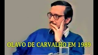 Olavo de Carvalho em um debate em 1989 TV Cultura [upl. by Araeit]