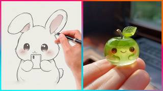 Cute Art Ideas That Will Boost Your Serotonin ▶ 10 [upl. by Akemehc]