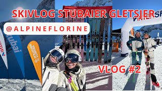 Skiën op de Stubaier Gletsjer Intersport Testival 2024  Skis Goggles amp Helmen Testen [upl. by Ettezoj307]