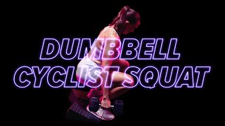 Dumbbell Cyclist Squat [upl. by Silado]