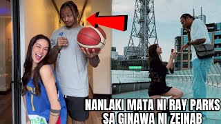 ZEINAB NAG PROPOSED KAY RAY PARKS SA JAPAN RAY UMUWI NG PINAS BAGO MAGUMPISA ANG JAPAN B LEAGUE [upl. by Idaf]