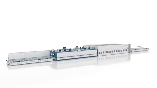 Glaston Jumbo Series flat glass tempering line [upl. by Moritz781]