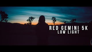 Joshua Tree Sunset  RED Gemini 5k Low Light [upl. by Llegna]