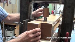 Make A Portable Moxon Vise • 09 • Pressing Bearings [upl. by Hassi162]