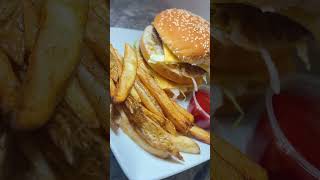 “Big Mac 🍔”  Homemade Fries 🍟 exploreyoutubeshortsshortvideofoodfypsubscribeeatingfoodie [upl. by Naliorf]