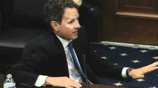 Rep Renee Ellmers Questions Timothy Geithner At Business Hearing [upl. by Einoj]