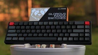 Keychron K6 Mods Glorious Panda amp Everglide Stabilizers  Typing Sounds [upl. by Haldi]