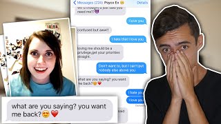 Pranking PSYCHO EX GIRLFRIEND with I hate you I love you gnash song lyrics [upl. by Garibold]