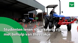 Studenten leren nauwkeurig rijden met behulp van theezakje [upl. by Urbanna619]